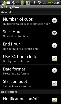 Drinking Water Setup